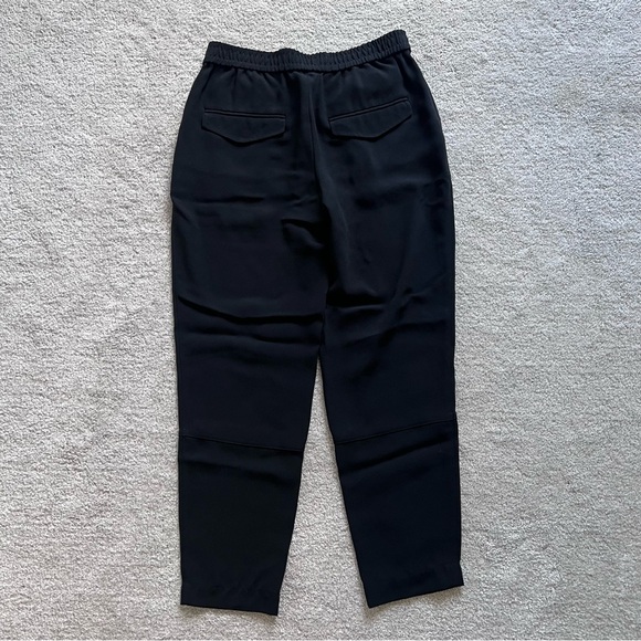 Ann Taylor Black Lightweight Tapered Leg Stretch Elastic Waist Pants - Picture 4 of 4